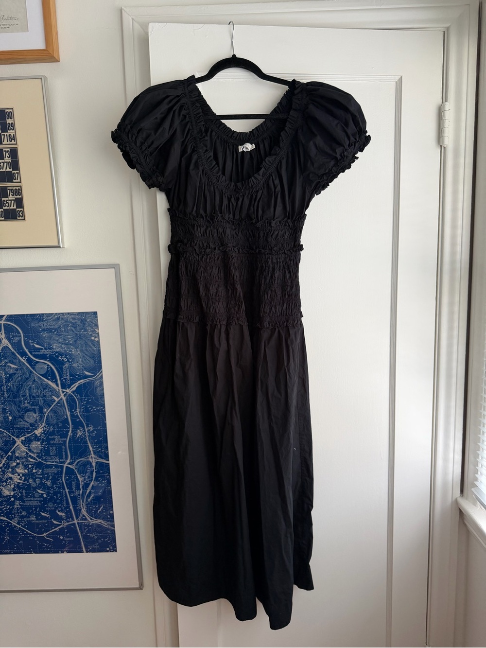 Doen Leanne Smocked Midi Dress - Picture 3 of 4